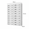 20-fach Briefkastenanlage Grau Ral 7035, 25 cm Tiefe, 20er Produktbild-Vorschau 9