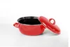 Bemus Emaille Bratentopf 20 cm, rot glänzend / Kochtopf Produktbild-Vorschau 6