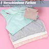 5 Mädchen Bustier Baumwolle Strass & Glitzer Sport BH Produktbild-Vorschau 2