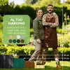 be4nature Bordo flessibile in legno 200 x 30 cm Grigio Anteprima dell’immagine prodotto 5