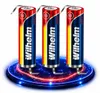 3 x Lithium Ionen Akku Wilhelm 3,7 V LÖTFAHNE Z Form 800 Produktbild-Vorschau 1