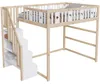 Merax Etagenbett Kinderbett 140×200 cm aus Massivholz, Produktbild-Vorschau 7