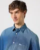 Wrangler SS 1 Point Shirt Herren Jeans Mid Stone 112350183 Produktbild-Vorschau 4