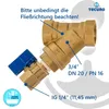 tecuro Schrägsitz-Schmutzfänger G 3/4 Zoll (DN 20) mit Produktbild-Vorschau 2