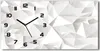 Wanduhr aus Glas – 60x30 cm - Glasbild - Glasuhr - Produktbild-Vorschau 1