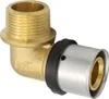 Pressfitting Winkel Übergang 26x3 mm 3/4 Zoll AG TH Kontur Produktbild-Vorschau 1
