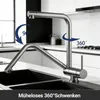 AICA Spültischarmatur Vorfenster Wasserhahn Küche 180° Produktbild-Vorschau 4
