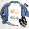 Mr. & Mrs. Panda Größe L T-Shirt Huhn Stolz - Weiß - Produktbild-Vorschau 2