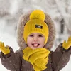 ANTCOOL Kinder Winter Strandmütze Schal Handschuhe Set 2-10 Produktbild-Vorschau 2