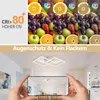 ZMH Deckenleuchten LED Deckenlampe Schlafzimmer 24W Silber Produktbild-Vorschau 8