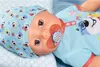Close-up of a baby doll lying down. Produktbild-Vorschau