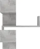 A modern, abstract-looking shelf unit with a concrete texture. Anteprima dell’immagine prodotto