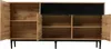 An open sideboard with multiple shelves and compartments, set against a white background. Anteprima dell’immagine prodotto