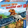 The image shows the front of a board game box featuring a dinosaur illustration. Produktbild-Vorschau
