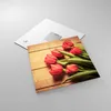 Bilder auf glas - Tulpen Blumenstrauß Sommer Garten - Produktbild-Vorschau 2