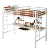 MODFU Hochbett Kinderbett 90x200cm mit praktische Produktbild-Vorschau 6