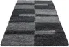 Carpetsale24 Tappeto Shaggy a Pelo Alto Design a Quadri Anteprima dell’immagine prodotto 2