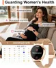 Smartwatch Damen 1,27" Klein Rund mit Telefonfunktion, 120+ Produktbild-Vorschau 6