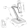 InLine Tablet Halterung für Wand- oder Tischmontage, Produktbild-Vorschau 2