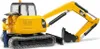 Bruder 02466 - Mini escavatore Cat con operaio edile Anteprima dell’immagine prodotto 6