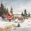20 Servietten Santa with his Reindeers - Santa unterwegs Produktbild-Vorschau 1
