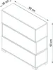 Skye Decor, Napolyon - White, Walnut, Schuhschränke, Weiß, Produktbild-Vorschau 7