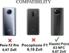Three smartphones are shown with compatibility indicators. Produktbild-Vorschau