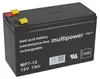 Batterie Multipower MP7-12 AGM, 12V, 7Ah, avec connecteurs Voir les images du produit 1