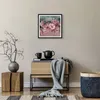 Gerahmtes Poster - Schwarzer Rahmen - Blumen Schmetterling Produktbild-Vorschau 7