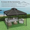 Outsunny Ersatzdach für Pavillon 3x3m Pavillondach mit Produktbild-Vorschau 3