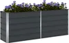 ViadXL Vaso da fiori antracite 195 x 50 x 75 cm Acciaio Anteprima dell’immagine prodotto 3