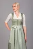 Edelnice Dirndl Ina Midi Hellgrün Größe 42 schimmernd mit Produktbild-Vorschau 4