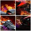 Bilder auf glas - Motorrad Feuer Abstraktion - 120x50cm - Produktbild-Vorschau 8