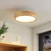 Lindby LED-Deckenlampe Lanira, Ø 30 cm, Holz, Remote, CCT Produktbild-Vorschau 3