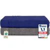 Komfortec Saunahandtuch 2er Set 80x200cm 100% Baumwolle Produktbild-Vorschau 1