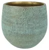 Steege Pflanztopf - moderner Look - blau - 22 x 20 cm Produktbild-Vorschau 1