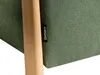 BELIANI Sitzbank Grün Stoff Gepolstert 40x70 cm mit Produktbild-Vorschau 9