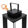 Metall Solar Laterne schwarz 25 LED warm weiß - 45 x 22 cm Produktbild-Vorschau 4
