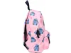 A side view of a pink backpack with a Lilo & Stitch pattern. Náhled obrázku produktu
