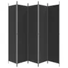 A black room divider is shown against a white background. Produktbild-Vorschau