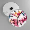 Wanduhr - Rund - Glasuhr - weiblich Blume Sommer Produktbild-Vorschau 2