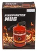 A box for a firefighter mug, with flames and the mug itself depicted. Produktbild-Vorschau