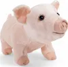 A plush toy pig standing on a white background. Produktbild-Vorschau