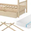 Hausbett Vitalispa Design Naturholz 90x200 cm mit 2 Produktbild-Vorschau 6