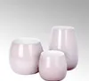 Pisano Vase klein Überfangglas, quarz H18 cm  D17 cm Produktbild-Vorschau 2