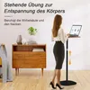 Stojaci stôl Výškovo nastaviteľný 46-120 cm čierny Náhľad obrázku produktu 7