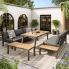 MERAX Gartenlounge-Set, Sitzgruppe Gartenmöbel Set mit Produktbild-Vorschau 1
