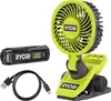 Ryobi RCF4-120G Tragbarer Ventilator-Akku 4V 810fpm Ø 9 cm Produktbild-Vorschau 1