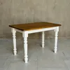 Massief grenen eettafel met eiken kleur tafelblad – Productafbeelding-voorbeeld 4