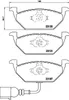 Brembo Bremsbelagsatz, Scheibenbremse Vorderachse P 85 072 Produktbild-Vorschau 11